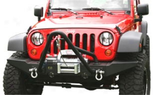 2011 Jeep Wranglsr Rugged Ridge Xhd Bumper System 11540.10 Front Xhd Full glass With Winch Mount