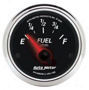 Autometer Street Rod Designr Black Ii Gauges 1206 Fuel State of equality