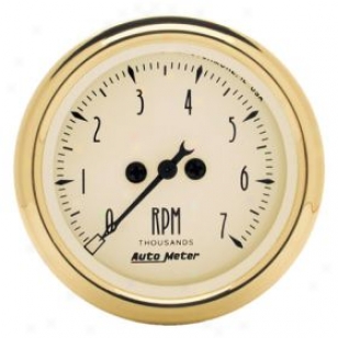 Autometer Road Rod Golden Oldies Gauges 1594 Tachometer - In-dash/electric