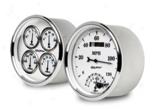 Autometer Street Rod Old Tyme Whife Ii Gauges ,Autometer - Automotive Gauges - Gauges