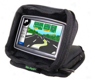 Bracketron Nav-pack Gps Travel Case & Friction Dash Mount - Nav-pack Portable Friction Mount For Gps