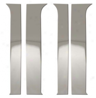 Bully Stainless Steel Pillar Post Trim - Chrome B Pillar Trim