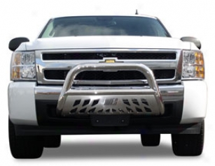 Chevy Silverado Grille Guards & Bull Bars - Aries Off Road Edict  Bar With Skid Pl