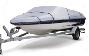 Classic Accessories Silvermax Boat Cover 87504 V-hull Fishing Bkat Cover