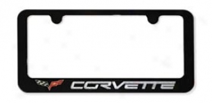 Elite Automotive Corvette Paint-matched License Plate Frames P078615