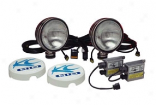 "kc Hilites Hid Fog Lights System 668 6"" Round Hid Fog System"