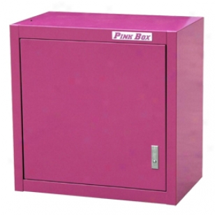 Pink Box Wall Closet - Pink Garage Wall Cabinets - Pink Hanging Wall Cabinet