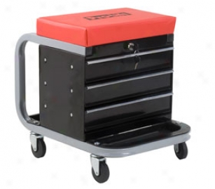 Pro-lift Instrument Box Creeper Seat - Garage Mechanics Toolbox Creeper Seats