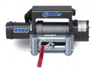 Ramsey Winch - Ramsey Patriot 9500 109153 12v With Wire Pendant Remote