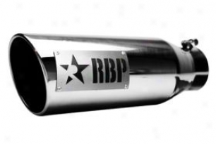 Rbp Plain Exhaust Tips 46002-d Standard Series - Driver Side