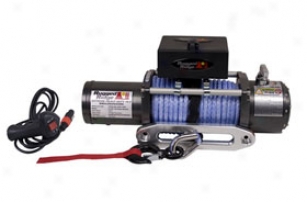 Rugged Ridge 10,500 Lb Winch 15100.11 Synthetic Rope With Hawse Fairlead