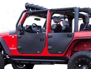 Rugged Ridge Jeep Half Doors - Jeep Wrangler Half Doors By Rugged Extended elevation