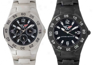 Taxor Corvette Logo Watch For Men - Corvette Watches - Corvette Wrist Watch