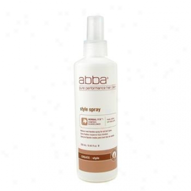 Abba Style Medium Hold Flexible Spray ( In quest of All Hair Types ) 250ml/8.45oz