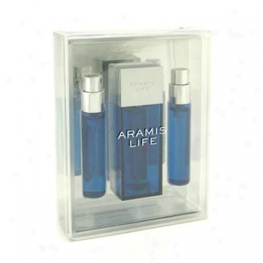 Aramis Aramis Life Eau De Toilette Spray And 2 Refills 3x15ml/0.5oz