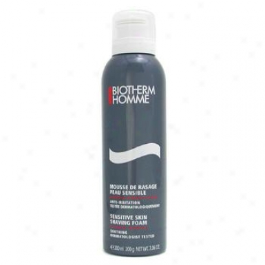 Biotherm Homme Sensitive Skin Shaving Fpam 200ml/7.06oz