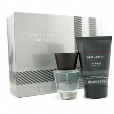 Burberry Touch Coffret: Eau De Toilette Spray 50ml/1.7oz + The whole of Over Shampoo 100ml/3.3oz 2pcs