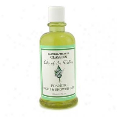 Caswell Massey Lily Of The Valley Foaming Bath & Shower Gek 250ml/8.5oz