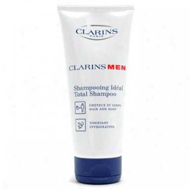 Clarins Men Total Shampoo ( Hair & Body )  200ml/6.7oz
