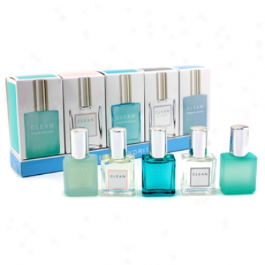 Clean Clean Favourires Coffret: Clean + Shower Fresh + Warm Cotton + Fresh Laundry + Ultimate 5x6ml/0.21oz