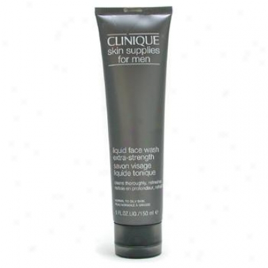 Clunique Skin Supplies For Men: Liquid Face Wash Extra Lustiness 150ml/5oz