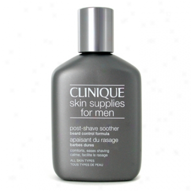 Clinique Skin Supplies For Men: Poat Shave Soother Beard Control Formula 75ml/2.5oz