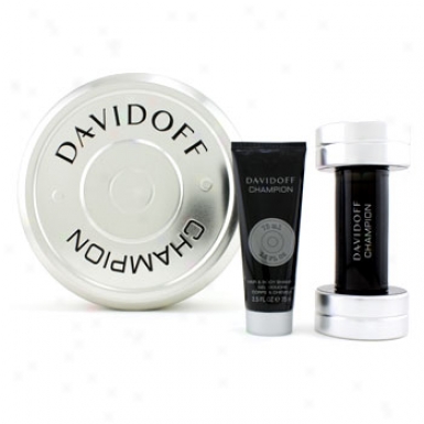 Davidoff Defender Coffret: Eau De Toilette Spray 50ml/1.7oz + Hair & Body Shampoo 75ml/2.5oz 2pcs