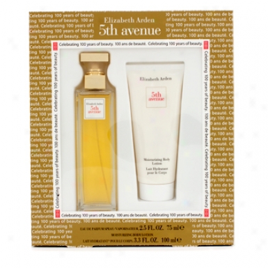 Elizabeth Arden 5th Avenue Coffret: Eau De Parfum Spray 75ml/2.5oz + Moisturixing Boddy Lotion 100ml/3.3oz 2pcs