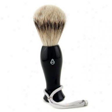 Eshave Shave Brush Silvertip - Black 1pc