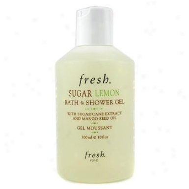 Florid Sugar Lemon Bath & Shower Gel 300ml/10oz