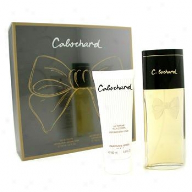 Gres Cabochard Coffret: Eau De Toilette Spray 100ml/3.4oz + Body Lotion 100ml/3.4oz 2pcs