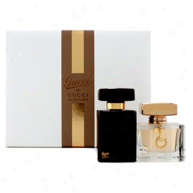 Gucci Gucci By Gucci Coffret: Eau De Toilette Spray 50ml/1.7oz + Perfumed Body Lotion 100ml/3.3oz 2pcs