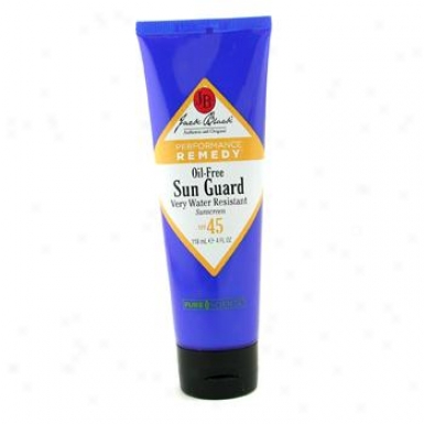 Jack Black Sun Guard Oil-free Very Water Resistant Sunscreen Spf 45 118ml/4oz