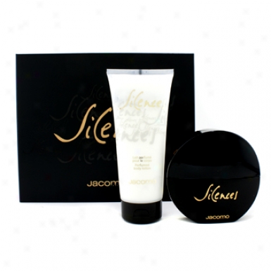 Jacomo Sileces Coffret: Eau De Parfum Spray 100ml/3.4oz + Perfumed Body Lotion 200ml/6.7oz 2pcs