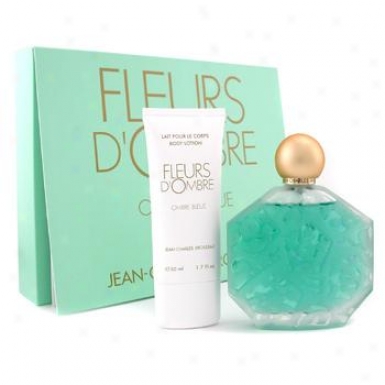 Jean-charles Brosseau Fleurs D'ombre Bleue Coffret: Eau De Toilette Spray 100ml+ Body Lotion 50ml 2pcs