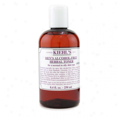 Kiehl's Men's Alcohol-free Herbal Toner ( Normzl To Oily Skin ) 250ml/8.4oz