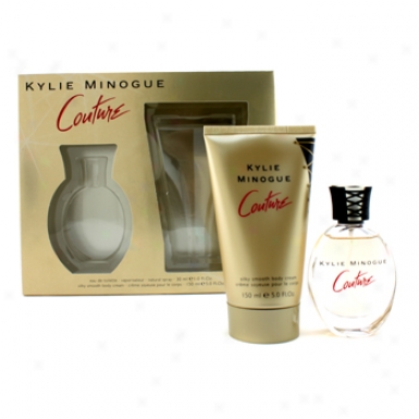 Kylie Minogue Couture Coffret: Eau De Toilette Spray 30ml/1oz + Silky Smooth Trunk  Cream 150ml/5oz 2pcs