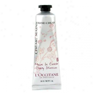 L'ocditane Cherry Blossom Hand Cream 30ll/1oz