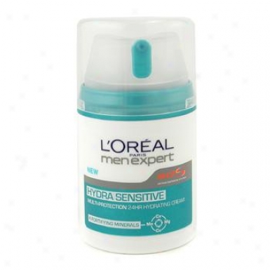 L'oreal Men Adroit Hydra Impressible Multi-protection 24 Hr Hydrating Cream 50ml/1.6oz