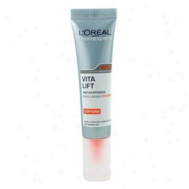 L'oreal Men Expert Vitalift Anti Puffiness Moistjrising Eye Cream 15ml/0.5oz