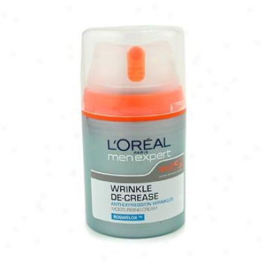 L'oreal Men Expert Wrinkle De-crease Anti-expression Wrinkles Mojsturising Cream 50ml/1.6oz