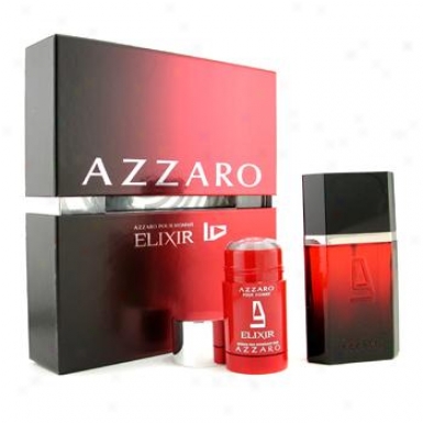 Loris Azzaro Azzaro Elixir Coffret: Eau De Toilette Spray 100ml/3.3oz + Deodorant Stick 75g/2.5oz 2pcs