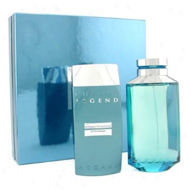 Loris Azzaro Chrome Legend Coffret: Eai De Toilette Spray 125ml + All Over Shampooing 200ml 2pcs