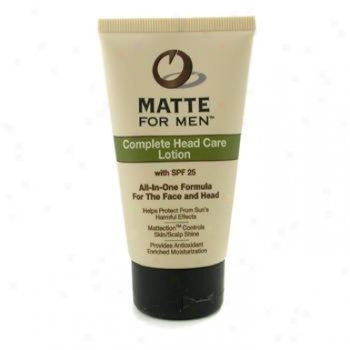 Matte For Men Complete Face & Head Care Lotion With Spf 25 73ml/2.5oz