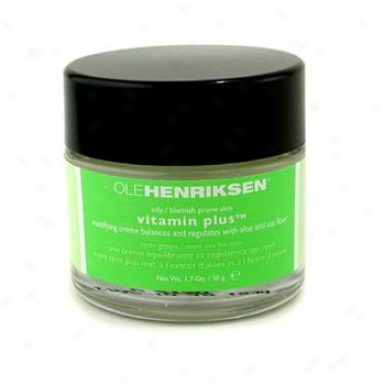Ole Henriksen Vitamin Plus Creme ( For Oil6/ Blemish Pronee Skin ) 1.7oz/50g