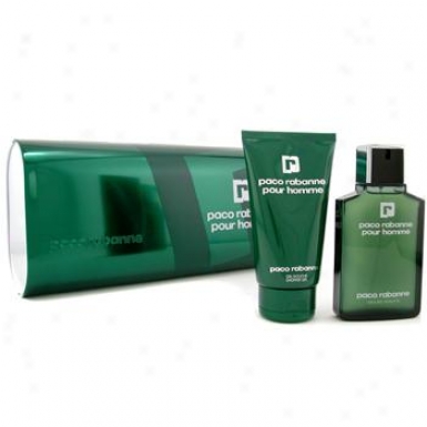 Paco Rabanne Emit Homme Coffret: Eau De Toilette Spray 1000ml/3.4oz + Shower Gel 150ml/5oz 2pcs