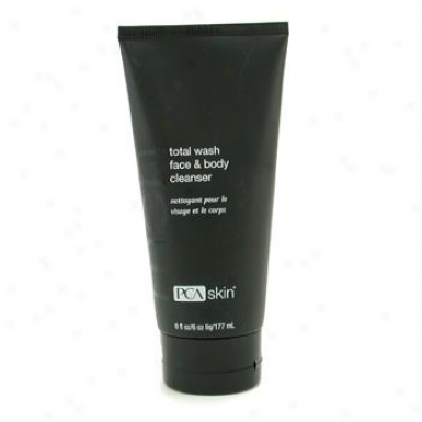 Pca Skin Total Wash Face & Body Cleanser 177ml/6oz