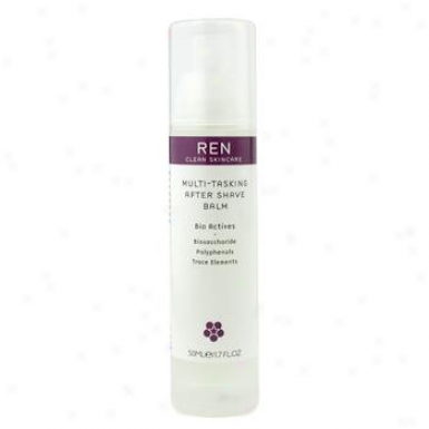 Ren Multi-tasking After Shave Balm ( All Skin Types ) 50ml/1.7oz