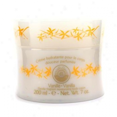 Roger & Gallet Vanille ( Vanilla ) Gentle Fragrant Moisturizing Body Cream ( Plastic Jar ) 200ml/7oz