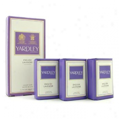 Yardley English Lavender Voluptuousness Soap 3x100g/3.5oz